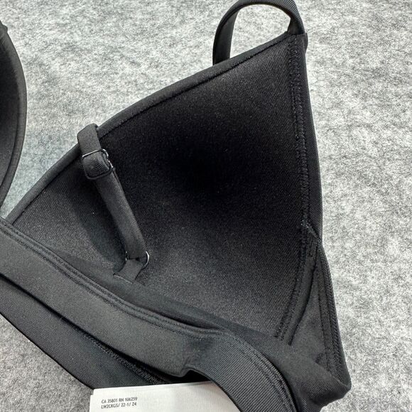 Lululemon Waterside Swim Top Black Triangle Bikini Size 6 A/B - Picture 5 of 10